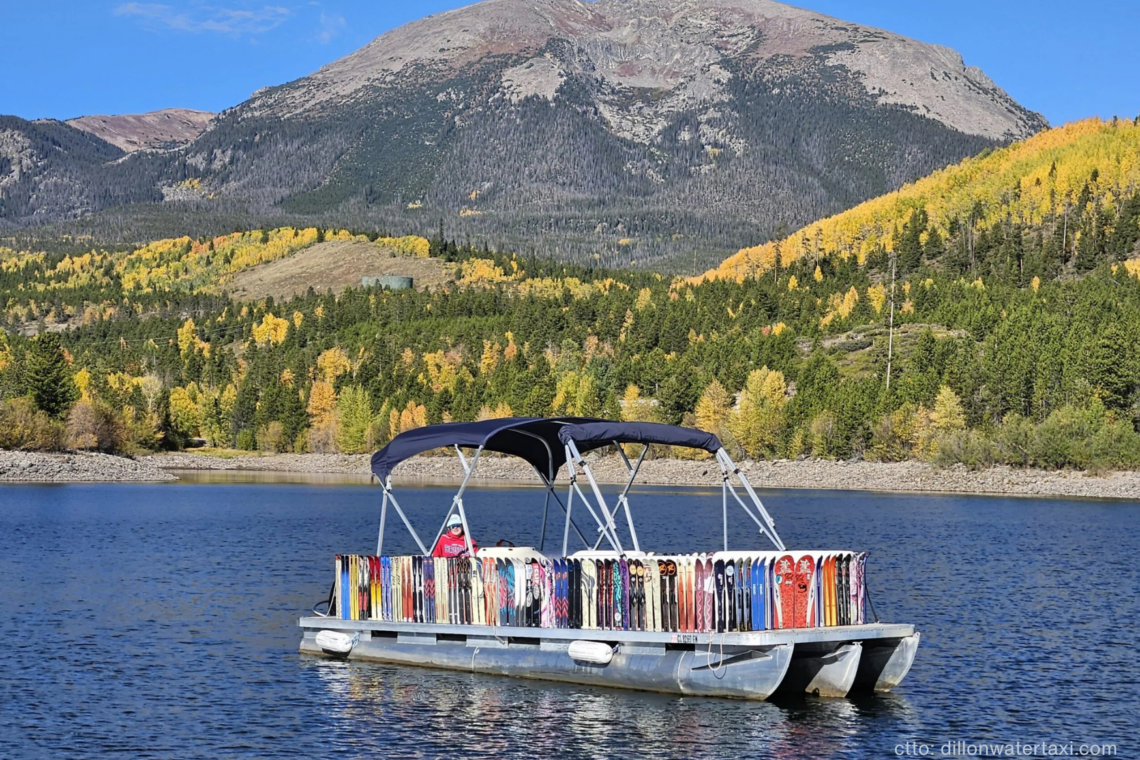 lake dillon boat rental scenic view