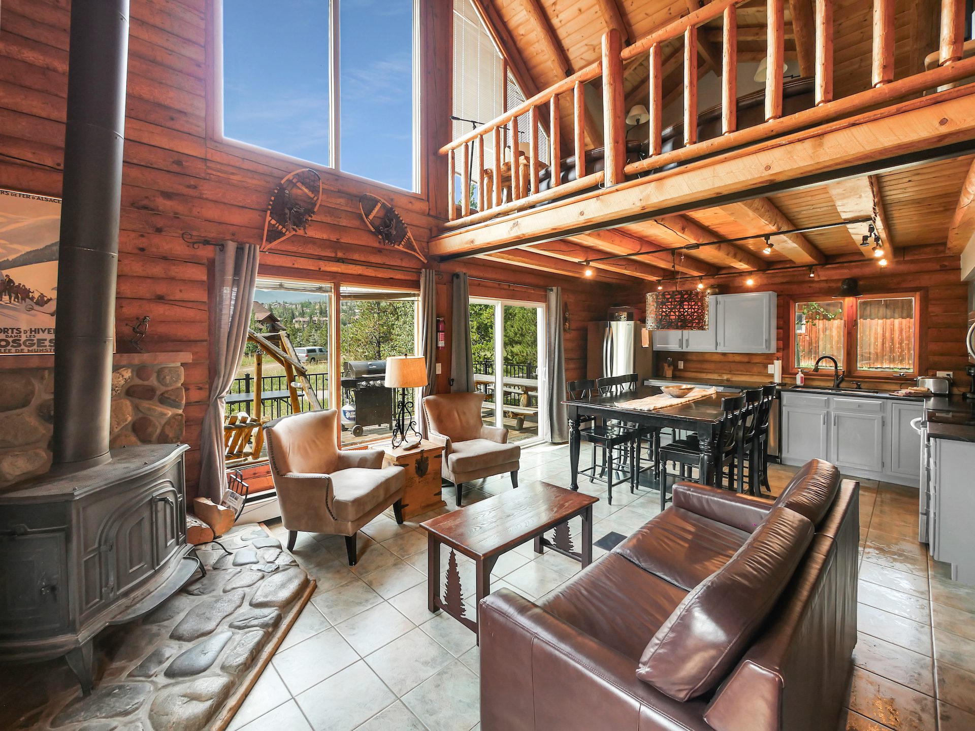 Solomons Lane living area with a view