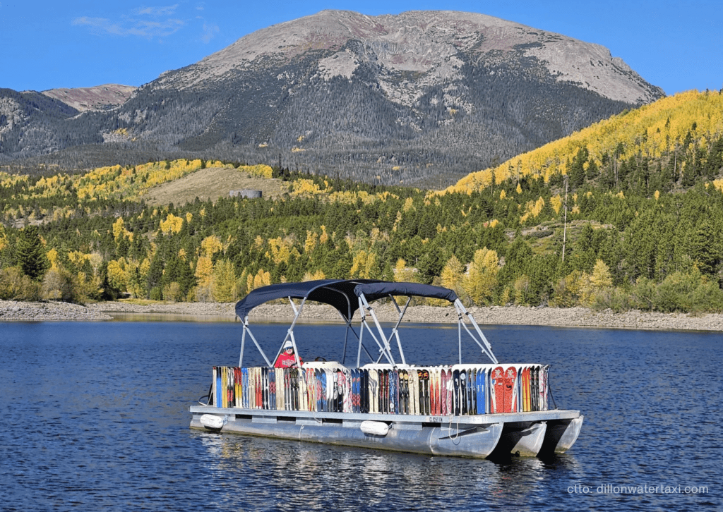 lake dillon boat rental scenic view