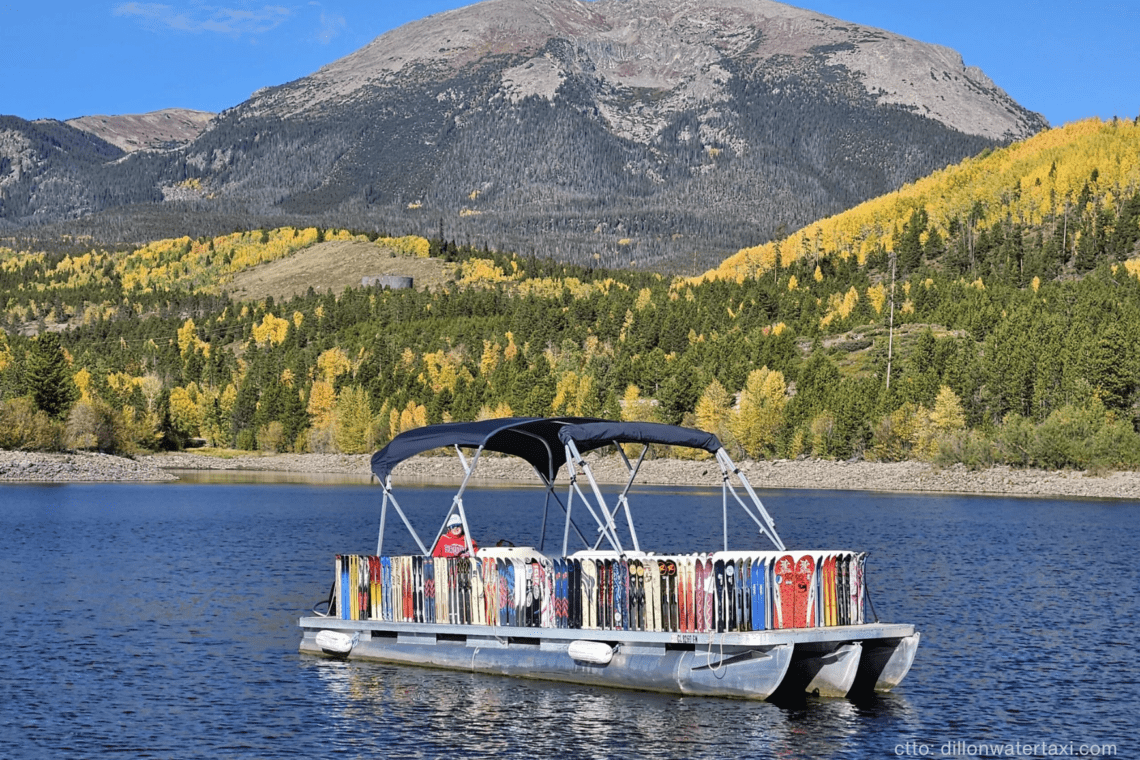 lake dillon boat rental scenic view